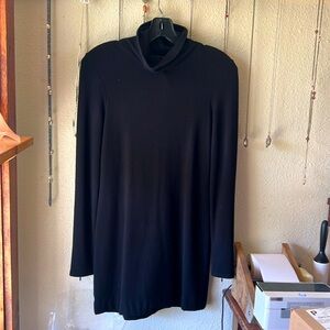 Theory sweater dress turtleneck long sleeve